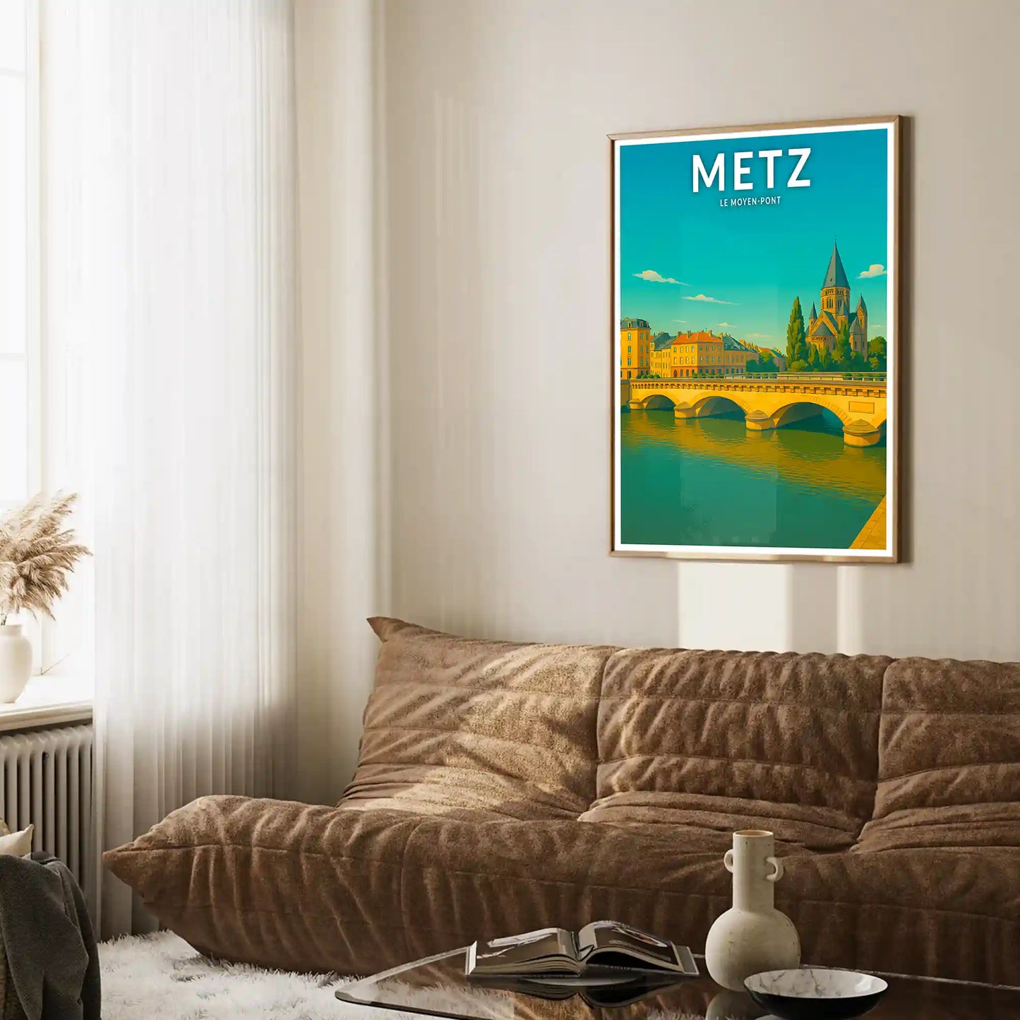 Affiche - Metz - Le Moyen-Pont