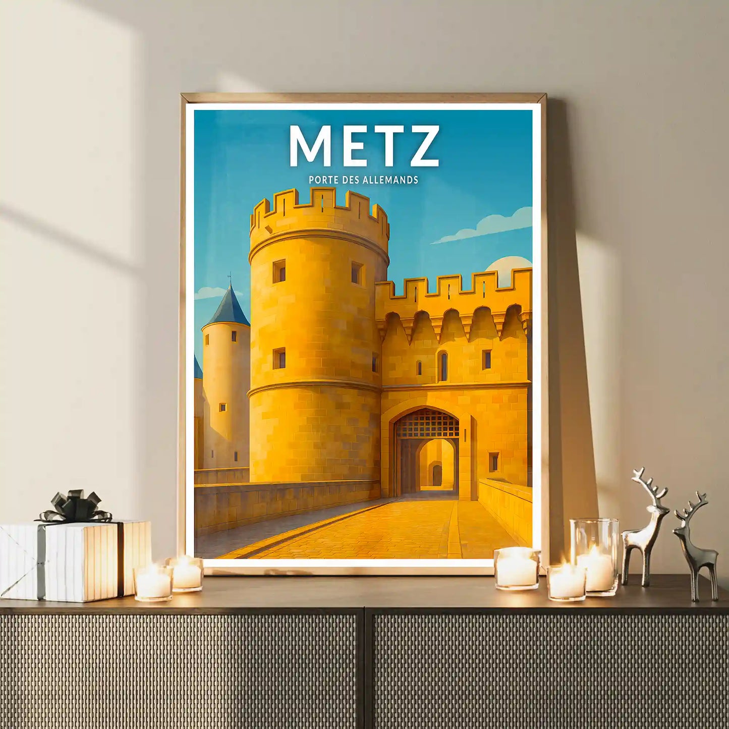 Affiche - Metz - Porte des Allemands