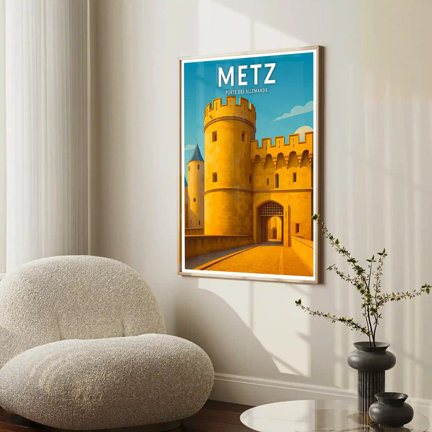 Affiche - Metz - Porte des Allemands