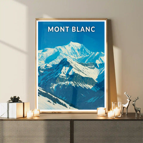 Affiche - Mont Blanc