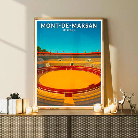Affiche - Mont-de-Marsan - Les Arènes