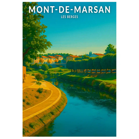 Affiche - Mont-de-Marsan - Les Berges