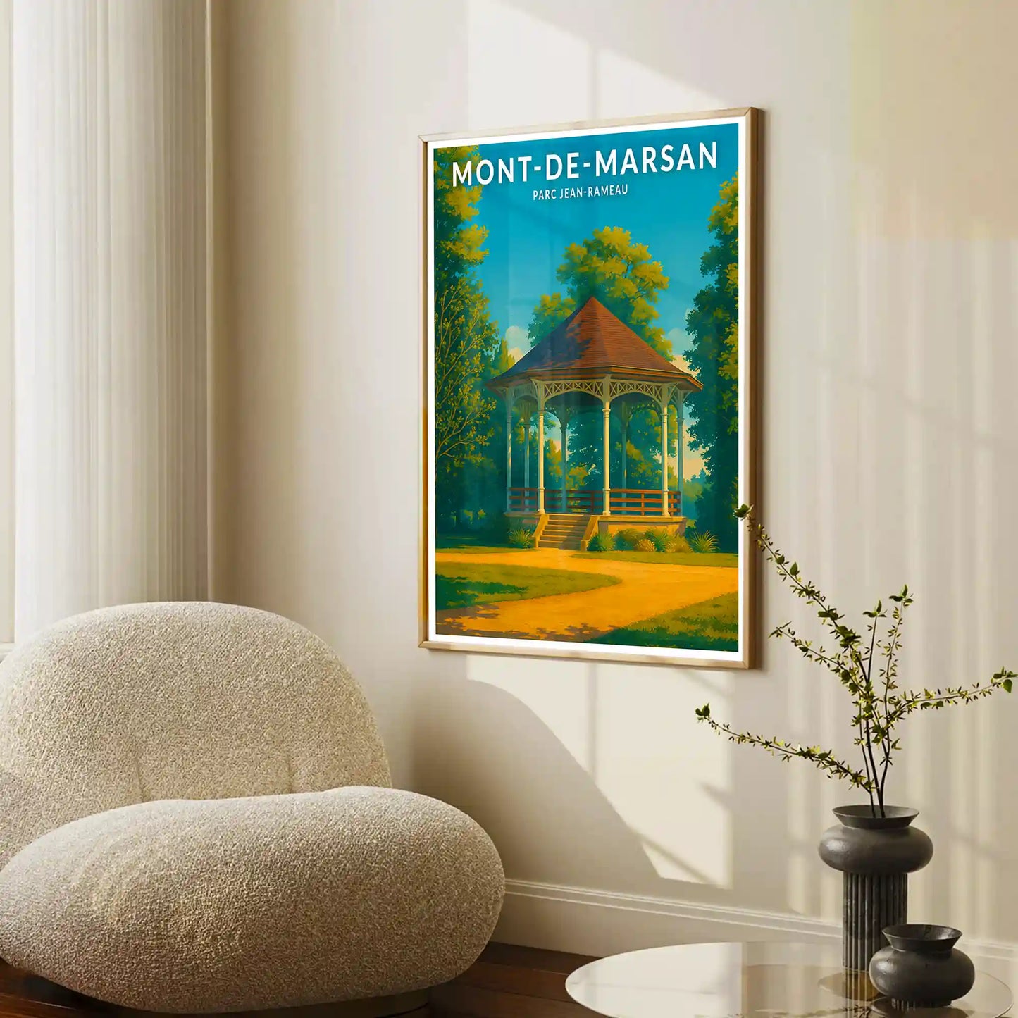 Affiche - Mont-de-Marsan - Parc Jean-Rameau