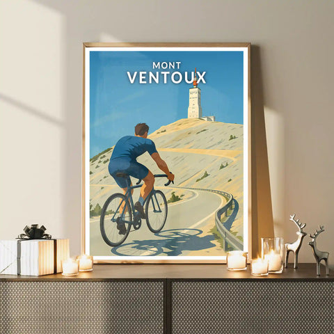 Affiche - Mont Ventoux - Cyclisme