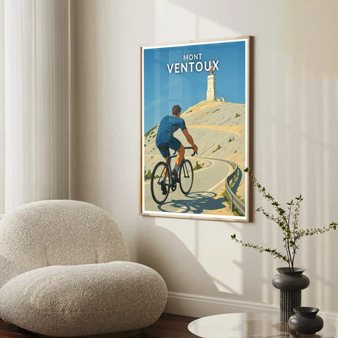 Affiche - Mont Ventoux - Cyclisme