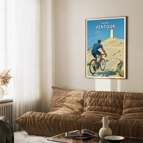Affiche - Mont Ventoux - Cyclisme