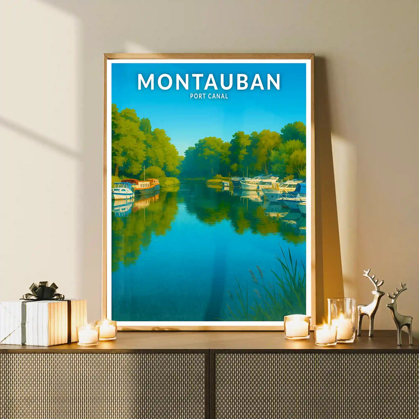 Affiche - Montauban - Port Canal
