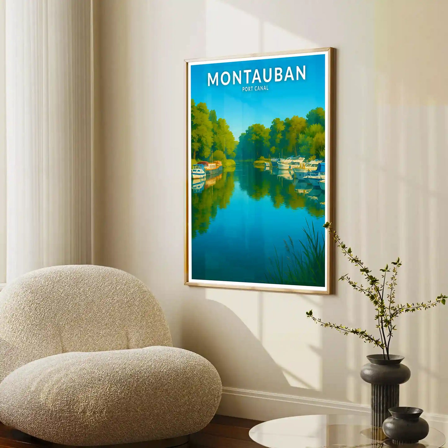 Affiche - Montauban - Port Canal