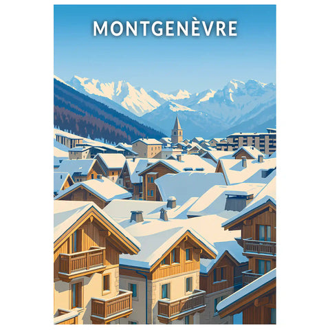 Affiche - Montgenèvre