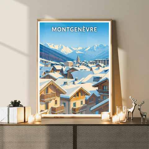Affiche - Montgenèvre