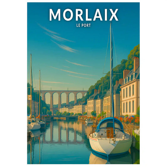 Affiche - Morlaix - Le Port