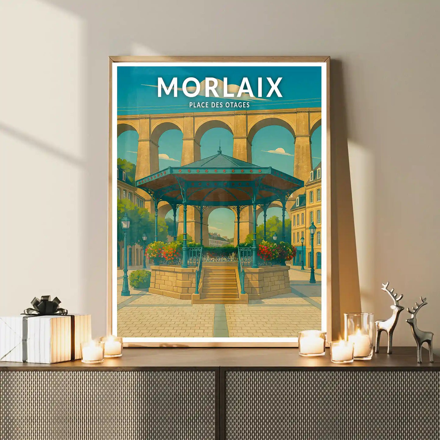 Affiche - Morlaix - Place des Otages