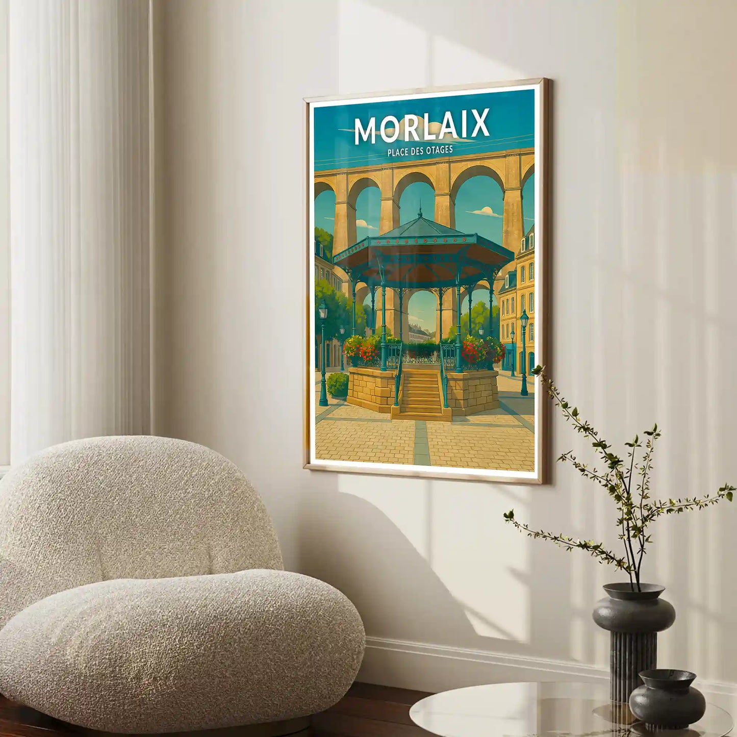 Affiche - Morlaix - Place des Otages