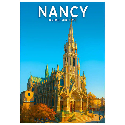 Affiche - Nancy - Basilique Saint-Epvre