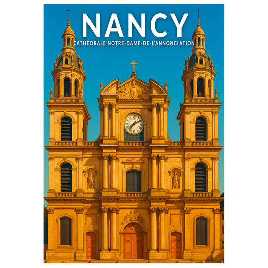 Affiche - Nancy - Cathédrale Notre-Dame-de-l'Annonciation