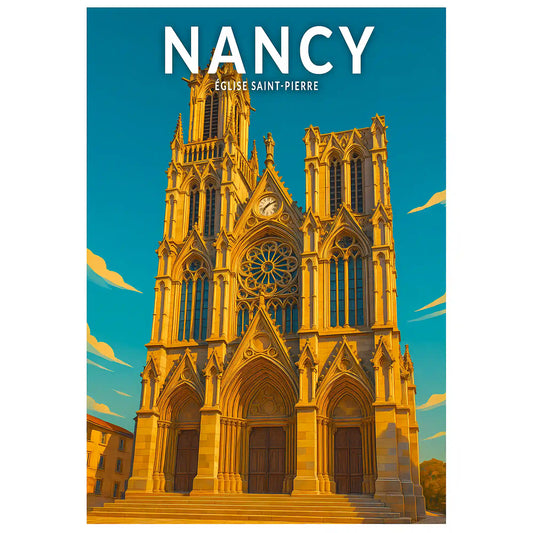 Affiche - Nancy - Église Saint-Pierre