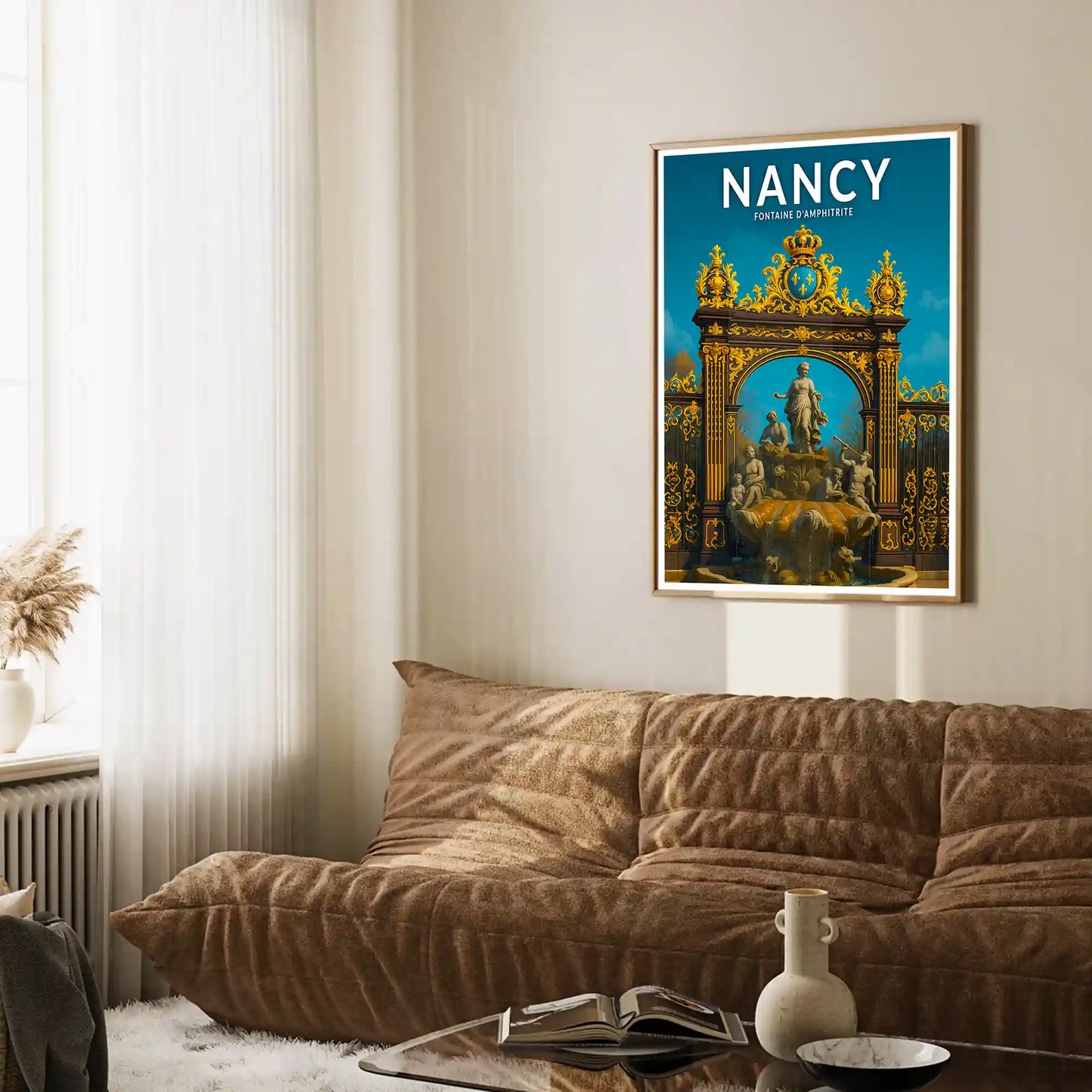 Affiche - Nancy - Fontaine d'Amphitrite