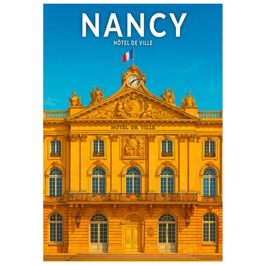 Affiche - Nancy - Hôtel de Ville