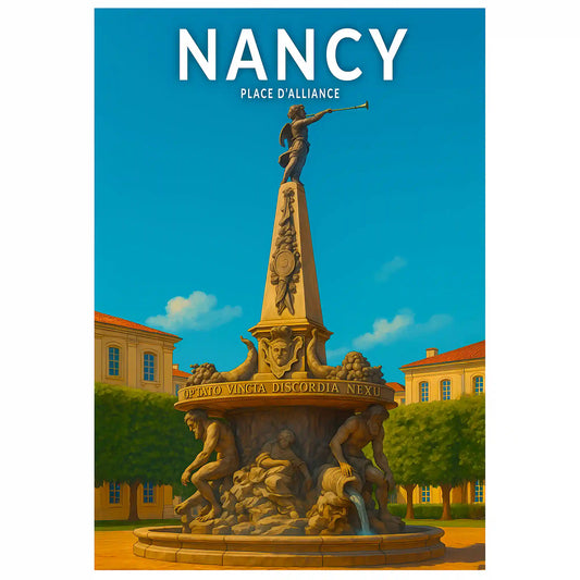 Affiche - Nancy - Place d'Alliance