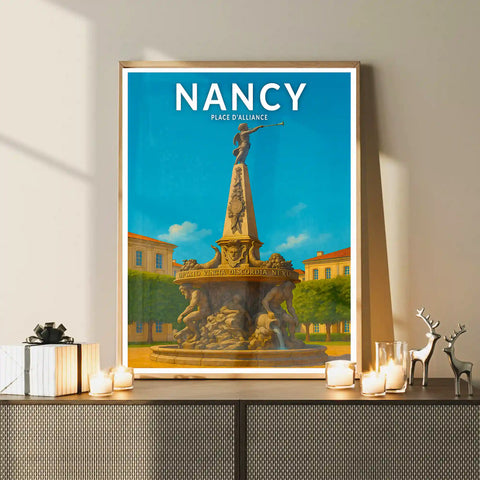 Affiche - Nancy - Place d'Alliance