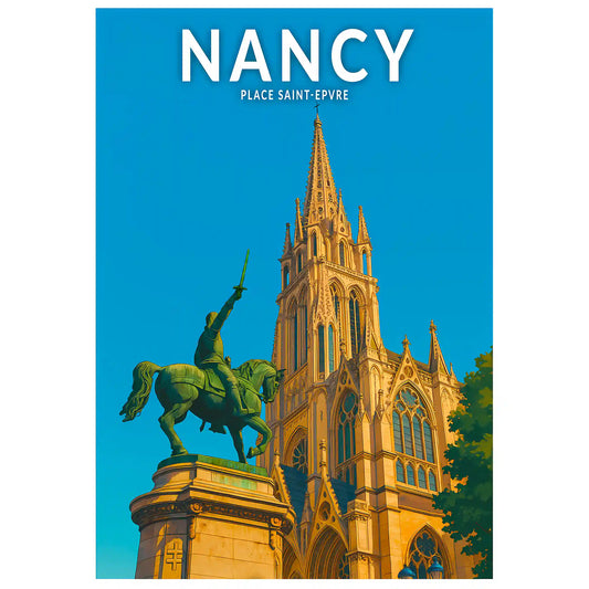 Affiche - Nancy - Place Saint-Epvre