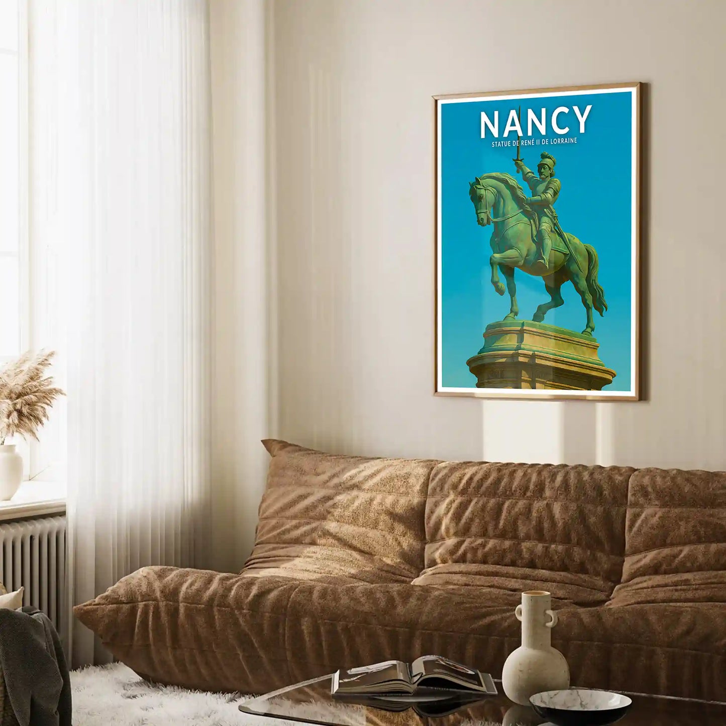 Affiche - Nancy - Statue de René II de Lorraine