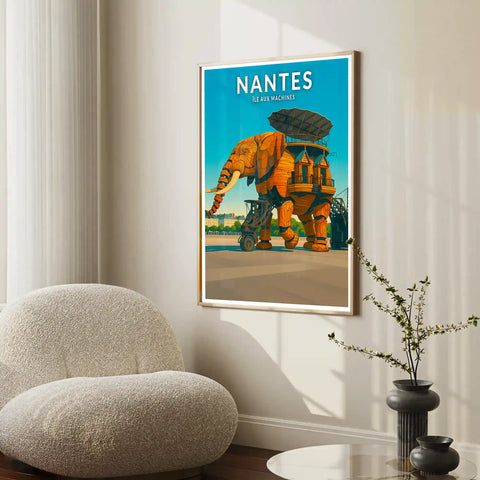 Affiche - Nantes - Île aux Machines