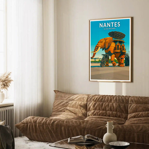 Affiche - Nantes - Île aux Machines
