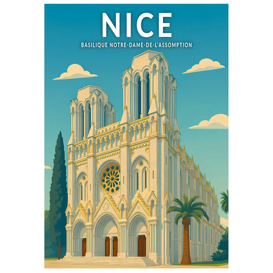 Affiche - Nice - Basilique Notre Dame de l’Assomption