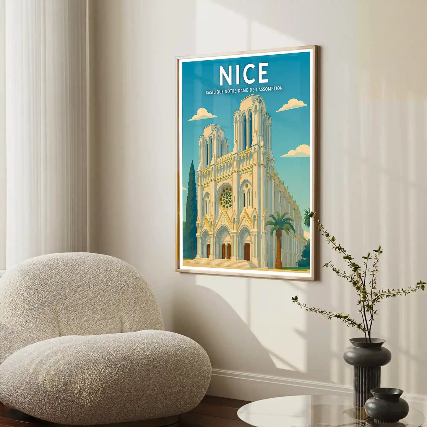 Affiche - Nice - Basilique Notre Dame de l’Assomption
