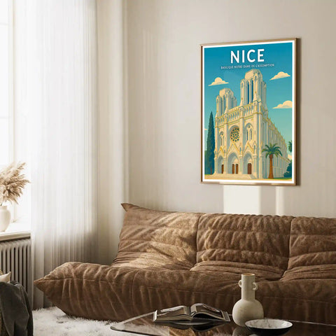 Affiche - Nice - Basilique Notre Dame de l’Assomption
