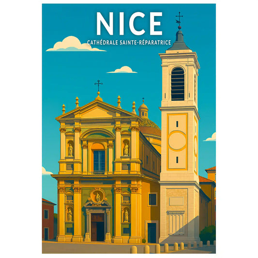 Affiche - Nice - Cathédrale Sainte-Réparatrice