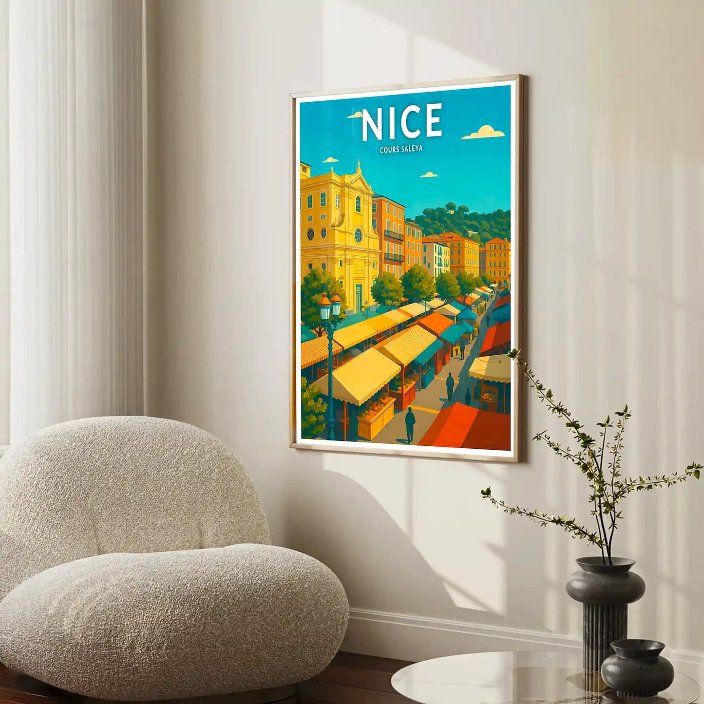 Affiche - Nice - Cours Saleya