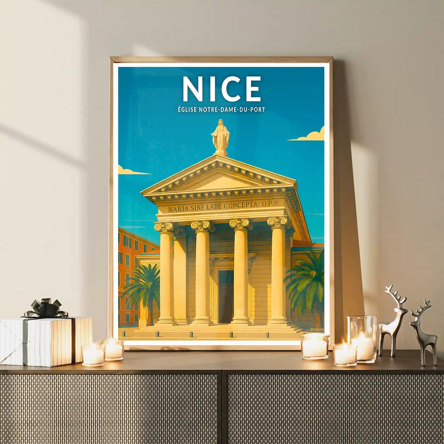 Affiche - Nice - Église-Notre-Dame-du-Port