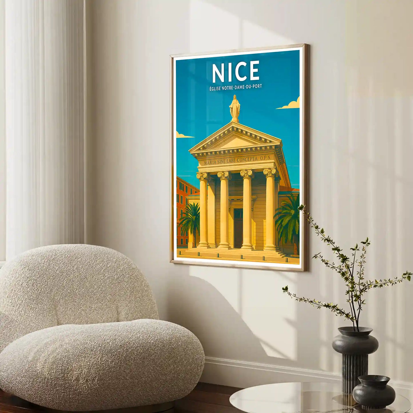 Affiche - Nice - Église-Notre-Dame-du-Port