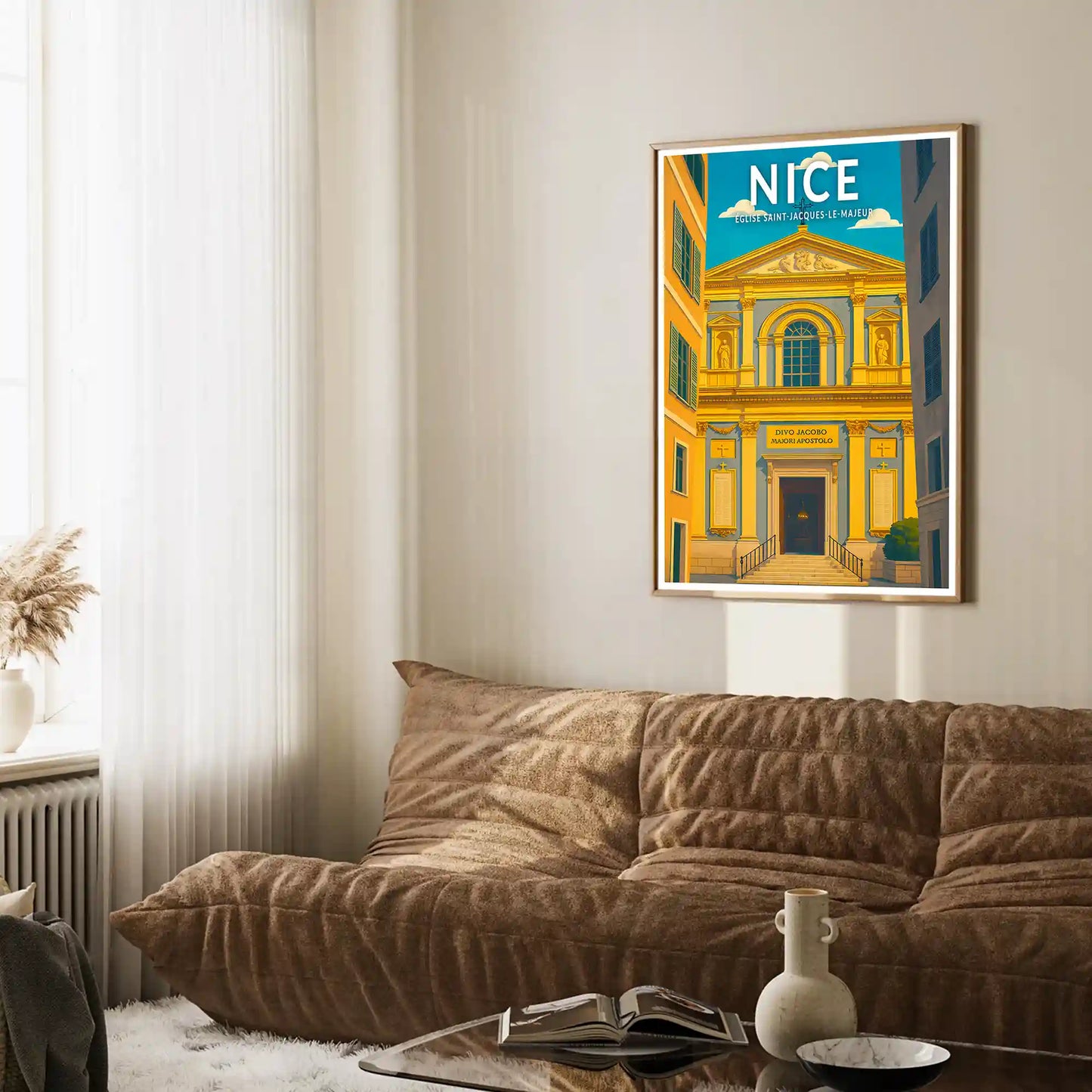 Affiche - Nice - Église Saint-Jacques-le-Majeur