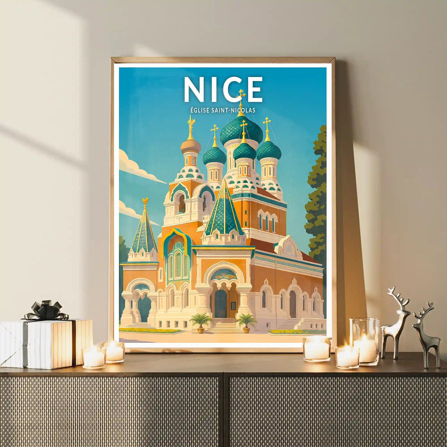 Affiche - Nice - Église Saint-Nicolas
