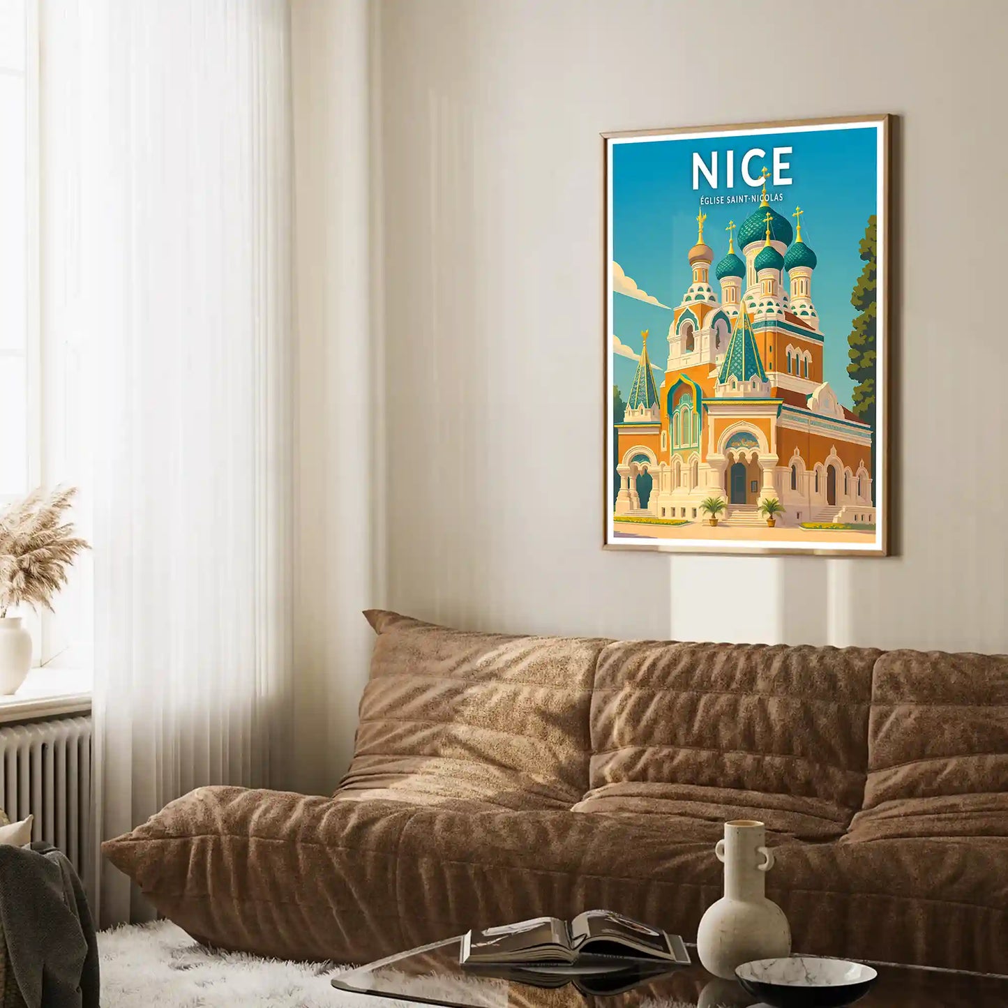 Affiche - Nice - Église Saint-Nicolas