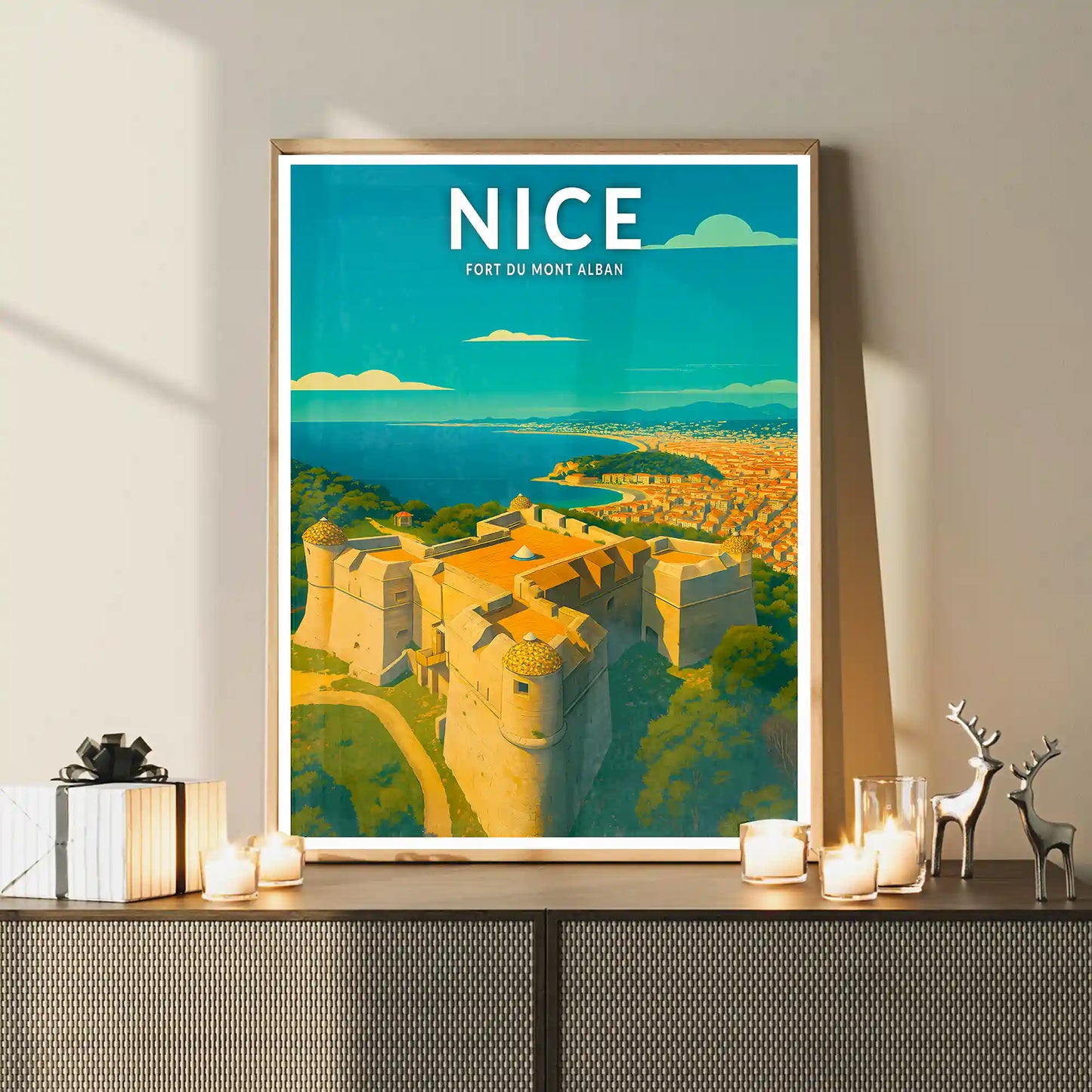 Affiche - Nice - Fort du Mont Alban