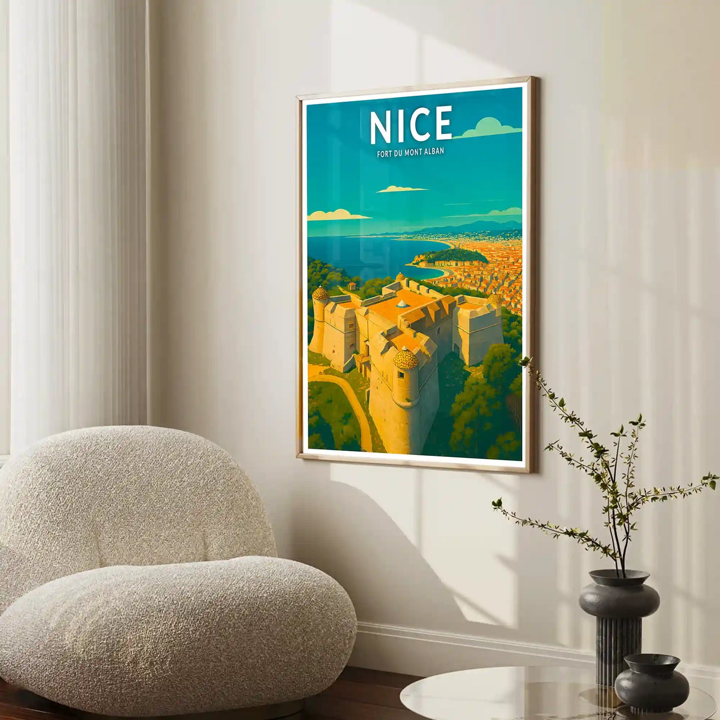 Affiche - Nice - Fort du Mont Alban