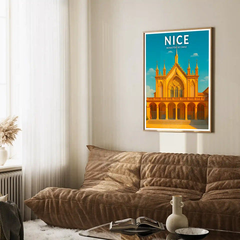 Affiche - Nice - Monastère de Cimiez