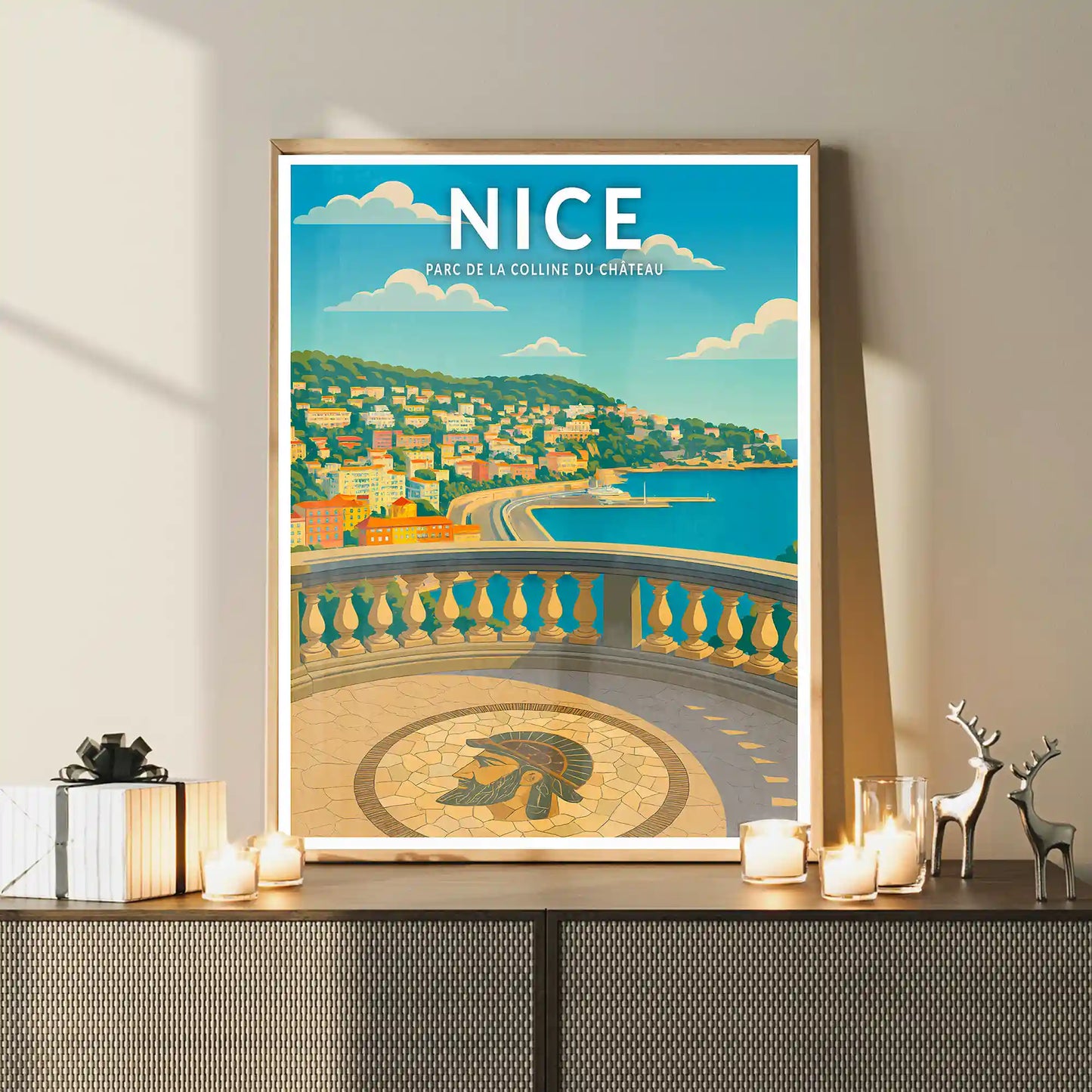 Affiche - Nice - Parc de la Colline du Château