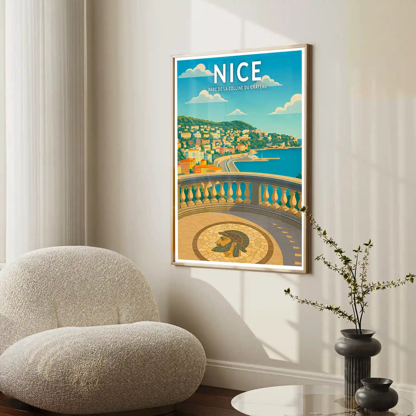 Affiche - Nice - Parc de la Colline du Château