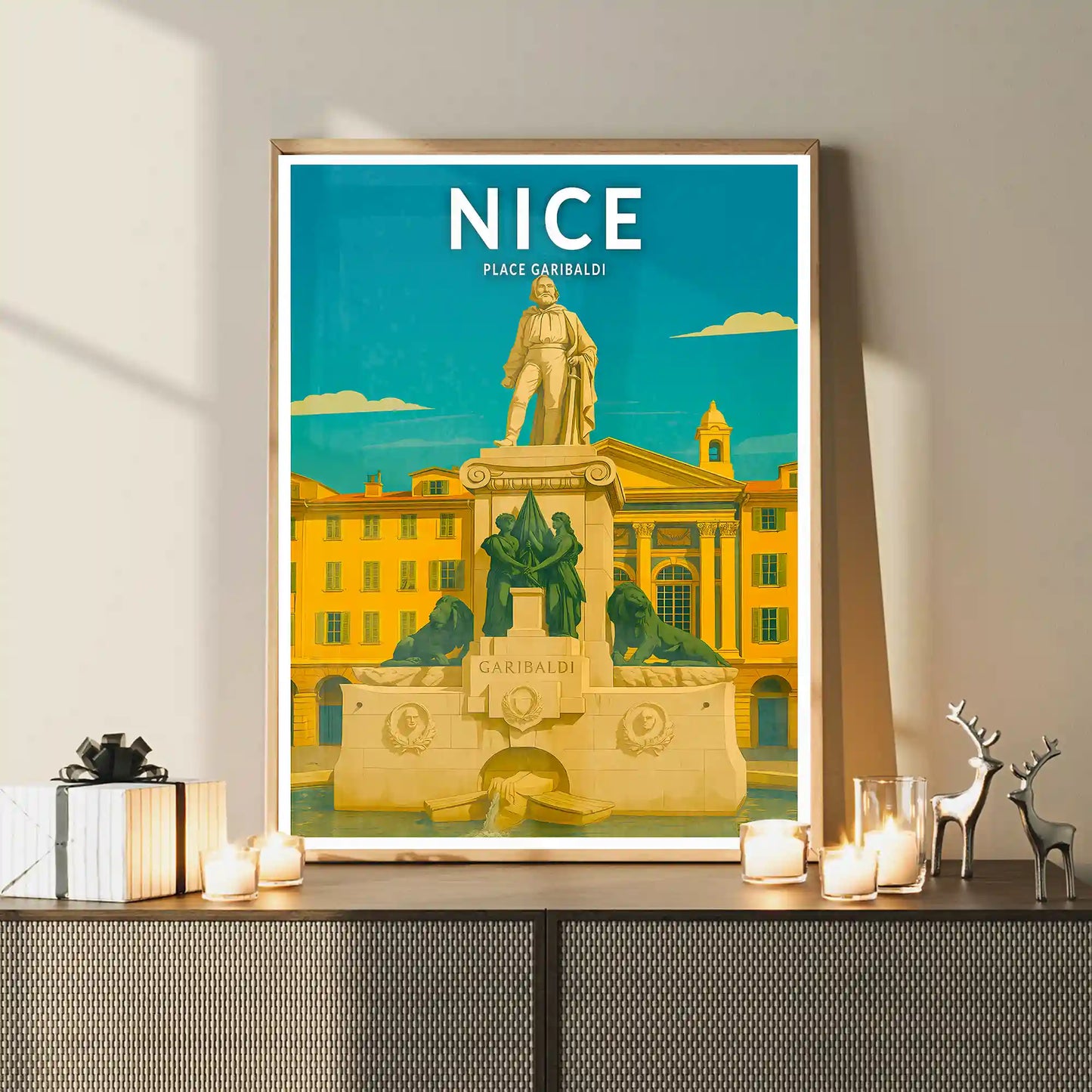 Affiche - Nice - Place Garibaldi
