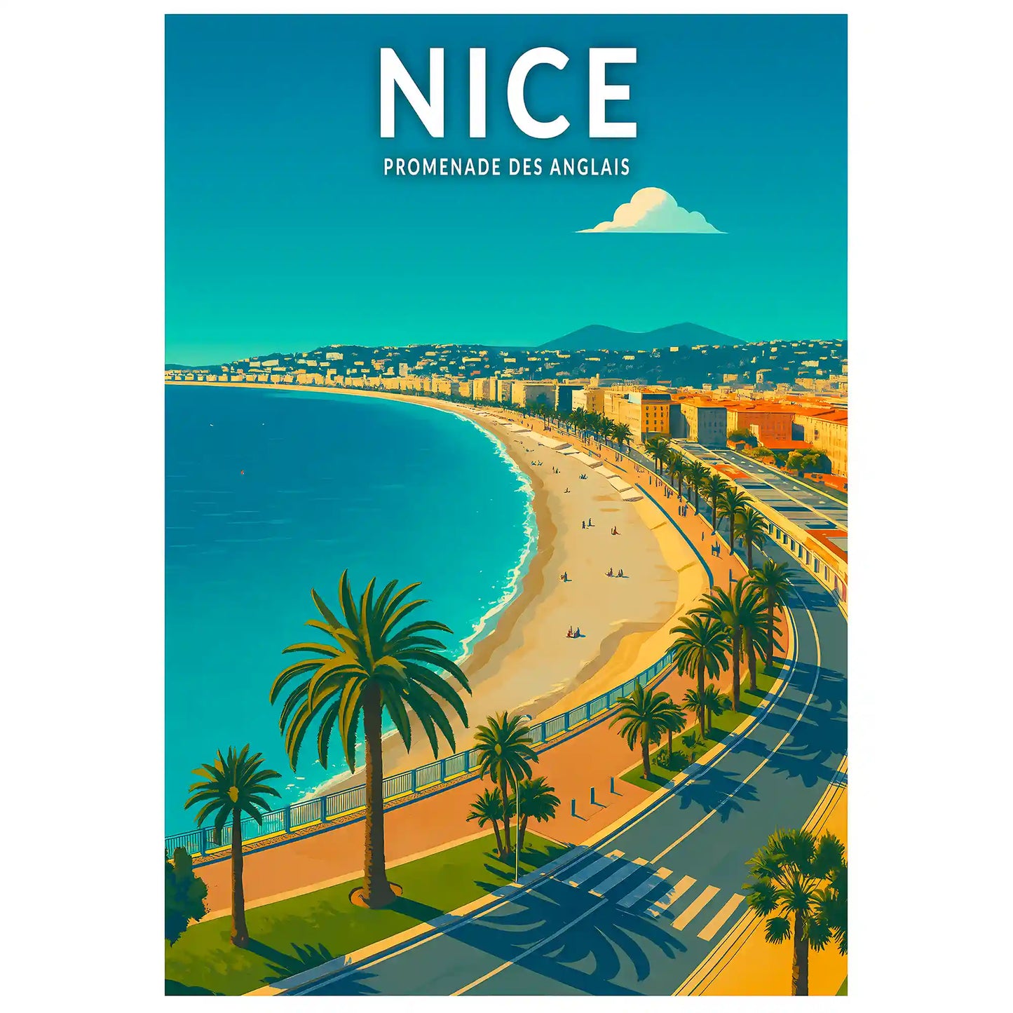 Affiche - Nice - Promenade des Anglais