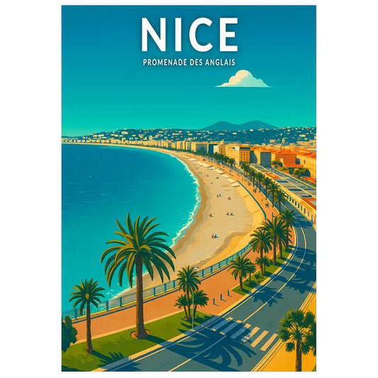 Affiche - Nice - Promenade des Anglais