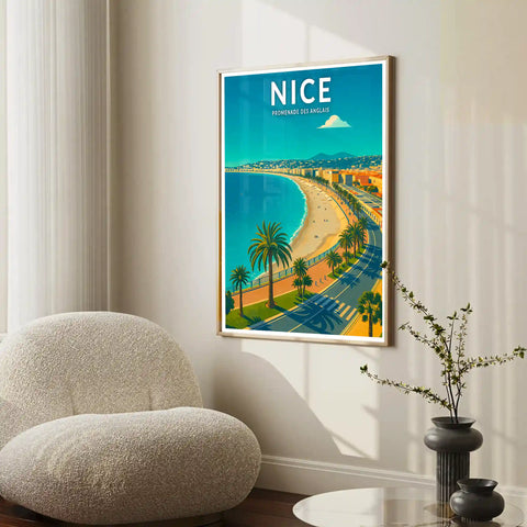 Affiche - Nice - Promenade des Anglais