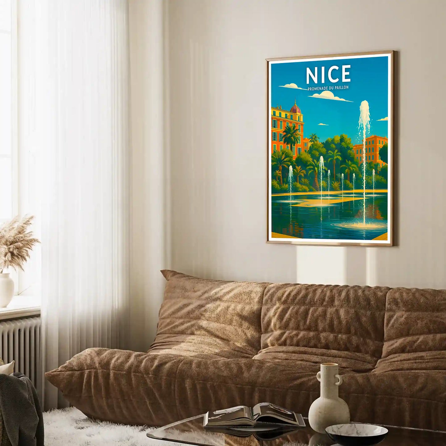 Affiche - Nice - Promenade du Paillon