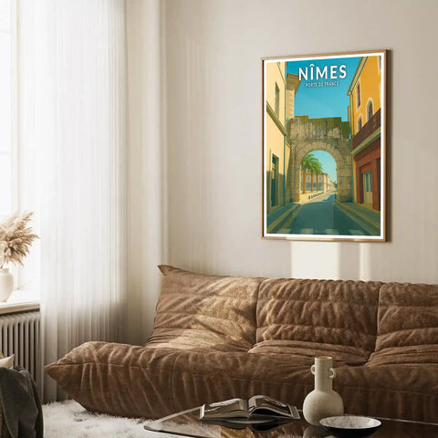 Affiche - Nîmes - Porte de France