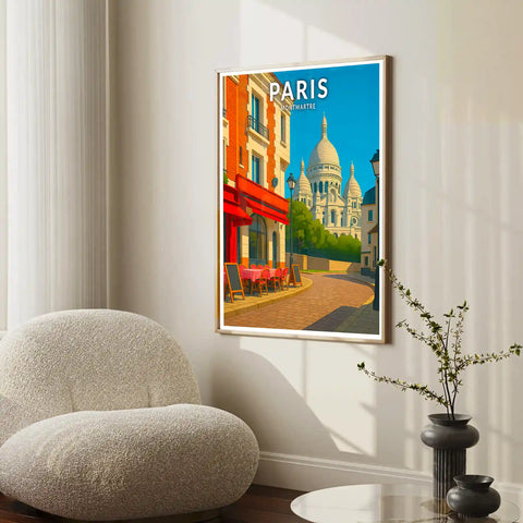 Affiche - Paris - Montmartre